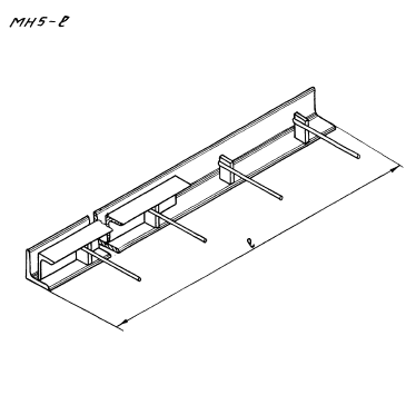 Рисунок замка вертикального МН5